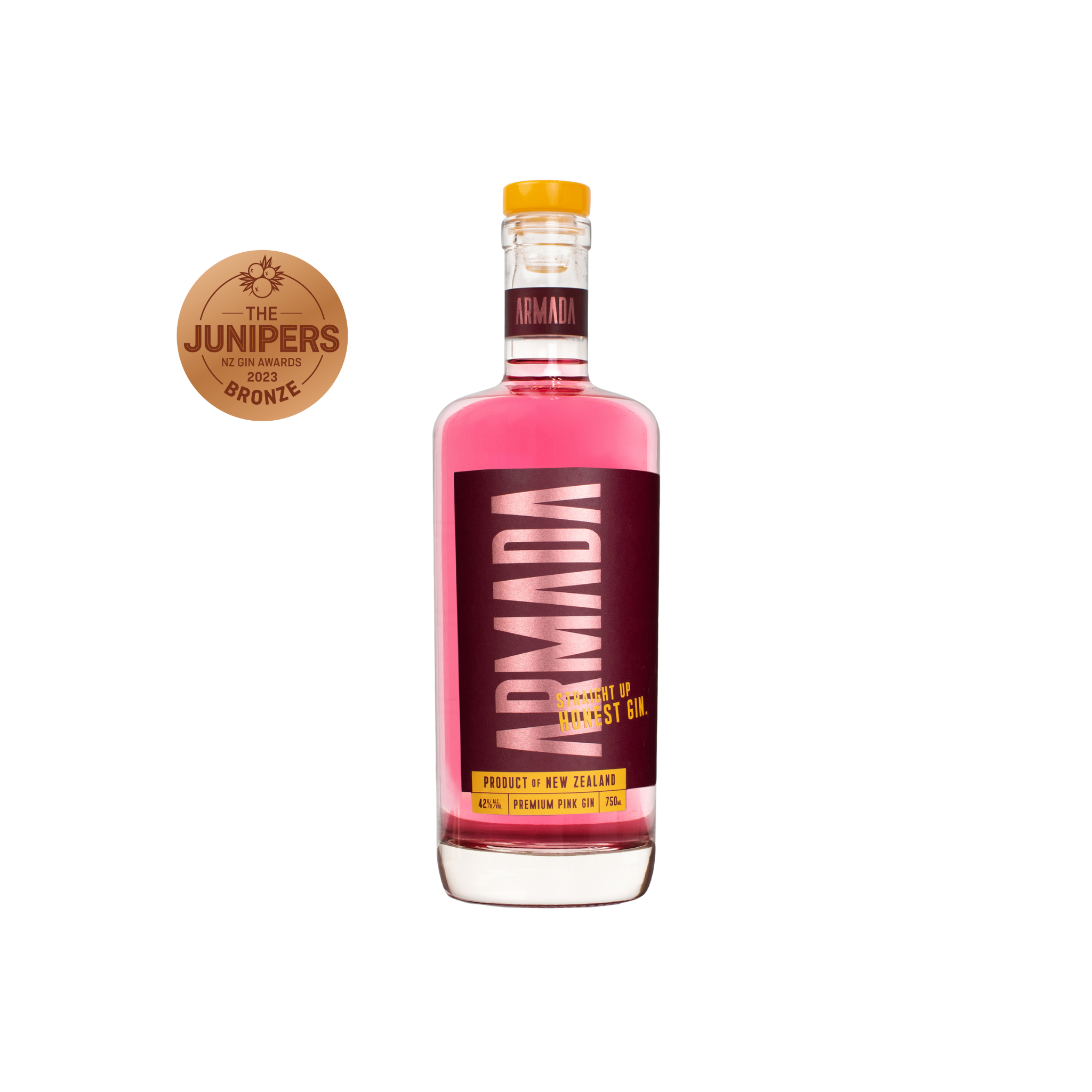 Armada Premium Pink Gin 750ml 42 Armada Spirits